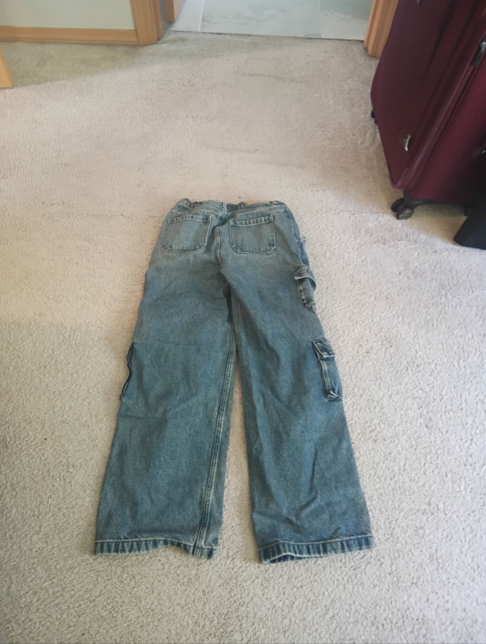 Teen Boys Pacsun Baggy Cargo Jeans Size 14